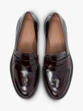 Flattered Sarah Leather Loafers, Burgundy