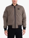 LUKE 1977 Suzhou Reversible Bomber Jacket, Mushroom/Black