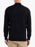 LUKE 1977 Fairbanks Knitted Polo Shirt, Black