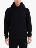 LUKE 1977 Lever 3D Text Hoodie, Black