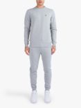 LUKE 1977 London Rome 1000 Sweatshirt and Joggers Set, Mid Marl Grey