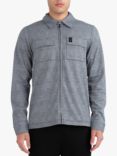 LUKE 1977 Tyne Zip Through Sweatshirt, Charcoal Check