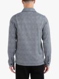 LUKE 1977 Tyne Zip Through Sweatshirt, Charcoal Check