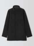 John Lewis Wool Blend Car Coat, Charcoal Twill