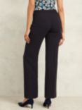 Hobbs Mel Wide Leg Trousers, Navy