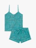 myza Dots Camisole Short Pyjama Set, Green