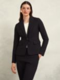 Hobbs Mia Fitted Suit Jacket, Black