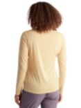 Rohan Women's Long Sleeve Shoreline Top, Ecru/Iris Yellow