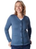 Rohan Women's Ridgeway Cardigan, Heather Blue Marl