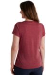 Rohan Women's Merino Cool T-Shirt, Carissa Red Marl