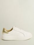 Hobbs Dannie Leather Trainers, White