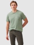 Rodd & Gunn The Gunn Cotton Slim Fit Short Sleeve T-Shirt, Turf