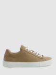 Reiss Finley Nubuck Trainers, Camel