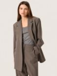 Soaked In Luxury Milica Wool Blend Blazer, Morel