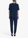 James Lakeland Jersey Tapered Joggers, Navy