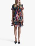 James Lakeland Abstract Print Wave Hem Dress, Multi