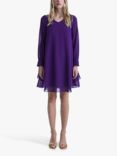 James Lakeland Wave Hem Dress, Purple