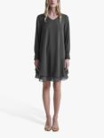 James Lakeland Wave Hem Dress, Charcoal