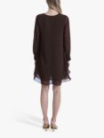 James Lakeland Wave Hem Dress, Brown