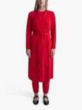 James Lakeland Long Belted Cardigan, Red