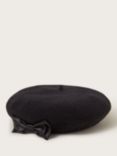 Monsoon Kids' Wool Beret, Black