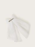 Monsoon Kids' Henrietta Pearl Bow Hair Clip, Ivory