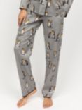 Cyberjammies Parker Penguin Pyjama Bottoms, Grey