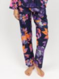 Cyberjammies Edie Floral Pyjama Bottoms, Navy