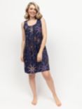 Cyberjammies Edie Firework Nightdress, Navy