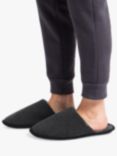 totes Jersey Mule Slippers, Charcoal