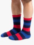 totes Super Soft Cosy Socks, Pack of 3, Navy/Multi