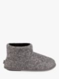 totes Knit Short Boot Slippers, Grey