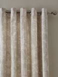 Laura Ashley LLoyd Pair Lined Eyelet Curtains, Dove Grey