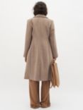 InWear Thora Lapel Wool Blend Coat, Sandy Grey Melange