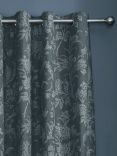 Laura Ashley LLoyd Pair Lined Eyelet Curtains