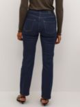 KAFFE Sinem Straight Jeans, Dark Unwashed Blue