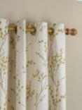 Laura Ashley Pussy Willow Pair Lined Eyelet Curtains