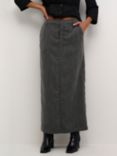 KAFFE Josie Maxi Skirt, Grey Melange