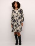 KAFFE Louise Abstract Print Dress