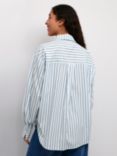 KAFFE Jerrie Stripe Shirt, Celestial Blue/Multi