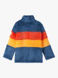 Hatley Kids' Koi Colour Block Fleece Jacket, Ensign Blue