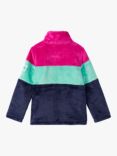 Hatley Kids' Colour Block Fleece Jacket, Patriot Blue