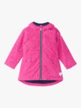 Hatley Kids' Unicorn Fancy Field Waterproof Rain Jacket, Rose Violet