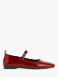 Vagabond Shoemakers Delia Leather Flat Mary Jane Shoes, Red