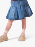 Angel & Rocket Kids' Cotton Denim Flippy Skirt, Denim