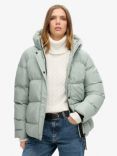 Superdry Hooded Five Baffle Sports Puffer Jacket, Puritan Grey