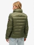 Superdry Fuji Quilted Padded Jacket, Dusty Olive Green