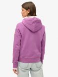 Superdry Cooper Tonal Logo Hoodie, Dewberry