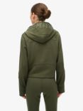 Superdry Sport Tech Zip Up Hoodie, Army Khaki