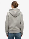 Superdry New York Vintage Logo Graphic Hoodie, Athletic Grey Marl